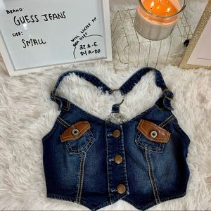 GUESS Jeans Bustier Bralette Denim | Sexy cowgirl costume for Halloween? Western